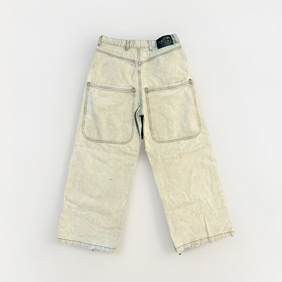 Drunknmunky Other - Drunknmunky Wide Leg Carpenter Jean Unisex Sz S 30x27 Y2K Streetwear Baggy Green